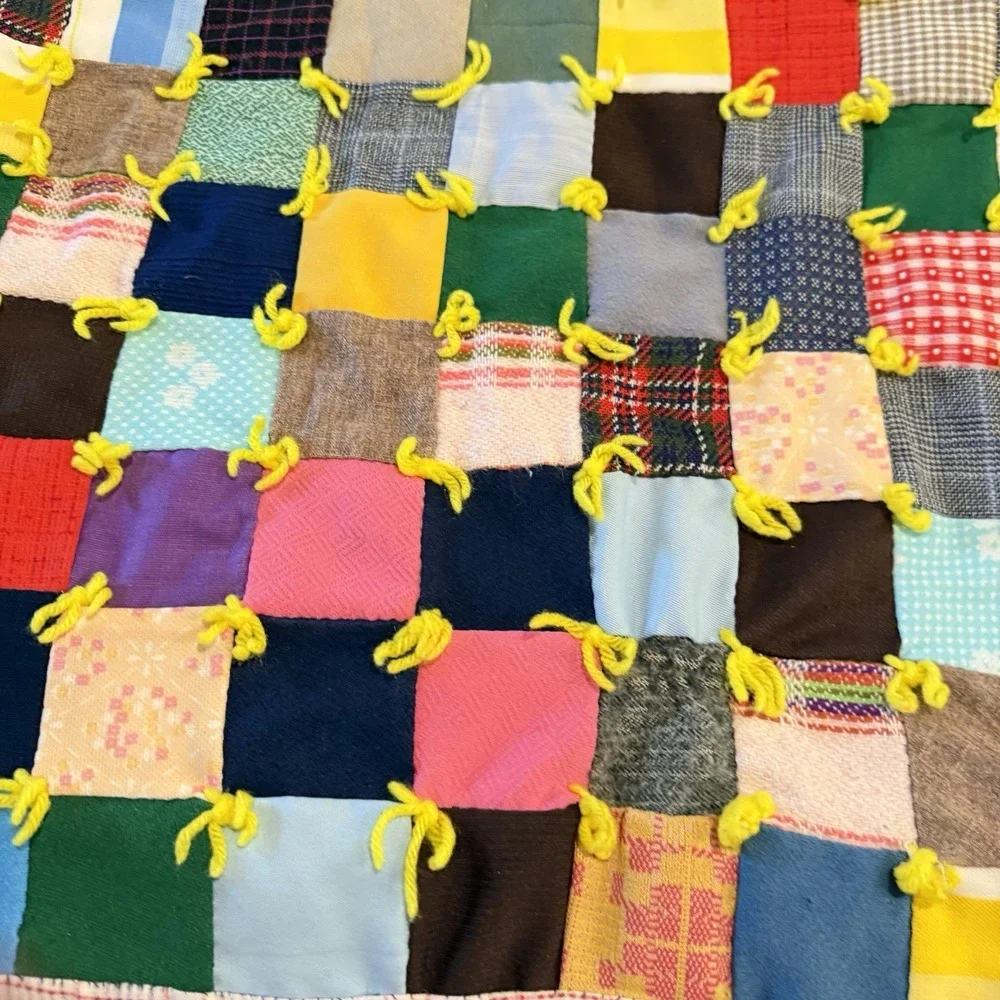 Handmade patchwork quilt